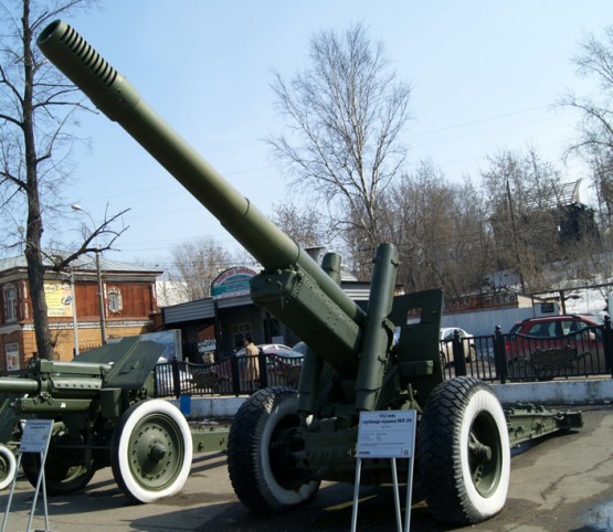 152-мм корпусная пушка-гаубица МЛ-20 образца 1937 г.